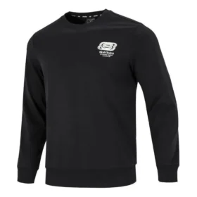 Pullover Casual Langarm-Sweatshirt «Black White»