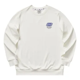 Pullover Casual Langarm-Sweatshirt «White»