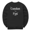 Pullover mit Buchstabenprint „Schwarz-Weiss“