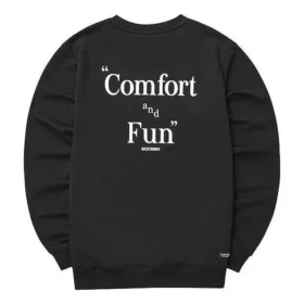 Pullover mit Buchstabenprint „Schwarz-Weiss“