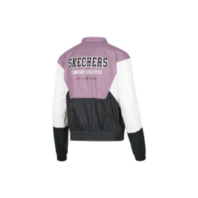 Reissverschlussjacke „Purple Black White“