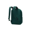 Retro-Schüler-Rucksack aus Stoff mit Reissverschluss „Grün“