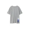 Skechers Herren-T-Shirt, locker, atmungsaktiv, kurzärmelig, grau