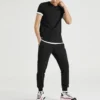 Skechers Kurzarm-Shirt für Herren, Schwarz