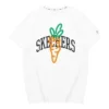 Skechers x Carrots Grafik-T-Shirt „Weiss Orange Schwarz“