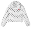 Skechers x Lego Crew-Pullover «Weiss Schwarz Olivgrün»