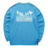 Skechers x One Piece bedrucktes Langarm-T-Shirt «Blau Braun Gelb Schwarz»