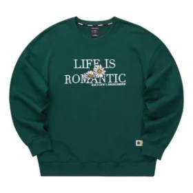 Skechers x Romantic Crown Langarmpullover „Green White“