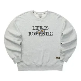 Skechers x Romantic Crown Langarmpullover «Grey Black»