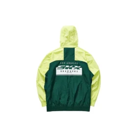 Skechers x SKX Hoodied Woven Jacket «Green Yellow»