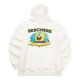 Skechers x SpongeBob SquarePants Hoodie mit Grafikprint „Weiss Gelb Schwarz“