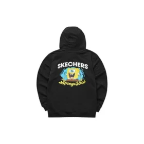 Skechers x SpongeBob SquarePants Hoodie mit Grafikprint „Weiss Gelb Schwarz“