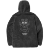 Skechers x SpongeBob SquarePants Warme Kapuzenjacke „Weiss Rosa Schwarz“