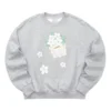 Skechers x XIAOLI Sweatshirt mit Grafikprint „Grey White“