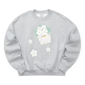 Skechers x XIAOLI Sweatshirt mit Grafikprint „Grey White“