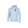 SKX Langarm-Strickjacke mit Buchstabenprint „Grau Blau Weiss“