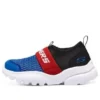 Slipper-Sportschuhe «Blau Rot Schwarz»