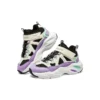 Sneaker «Beige Schwarz Lila»