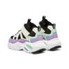 Sneaker «Beige Schwarz Lila»