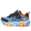 Sneaker «Hellblau Marineblau Orange»