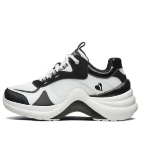 Solei St Low-Top Daddy-Schuhe Weiss/Schwarz