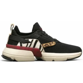 Split Schuhe für den Laufsport Schwarz/Weiss/Rot