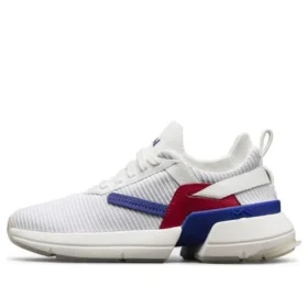 Split Schuhe für den Laufsport Weiss/Blau/Rot