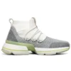 Split Schuhe für den Laufsport Weiss/Grau/Grün