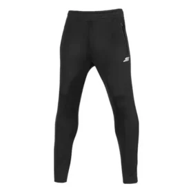 Sport-Hose mit geradem, schmalem Schnitt und Strickbund „Schwarz“