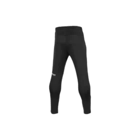 Sport-Hose mit geradem, schmalem Schnitt und Strickbund „Schwarz“