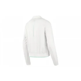 Sport-Jacke mit durchgehendem Reissverschluss „Weiss“