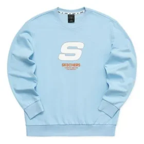 Sport Letter Crew Sweater «Blue White»