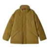 Sport Lifestyle Series Daunenjacke mit Reissverschluss und Buchstabenprint „Tan“