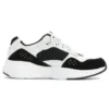 Sport-Low-Tops Sportschuhe Schwarz Weiss