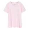 Sport-Shirt mit Rundhalsausschnitt, kurzärmelig, rosa