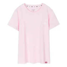 Sport-Shirt mit Rundhalsausschnitt, kurzärmelig, rosa