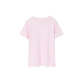 Sport-Shirt mit Rundhalsausschnitt, kurzärmelig, rosa