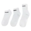 Sport-Socken in voller Länge „Weiss Schwarz“