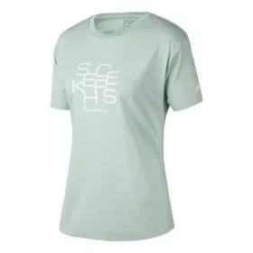 Sport-T-Shirt mit kurzen Ärmeln „Green White“