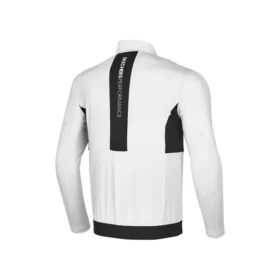 Sportjacke mit aufgedrucktem Schriftzug „White Black“