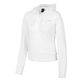 Sportjacke mit Kapuze und Reissverschluss aus Strick mit Logo-Print der Sports Series „White“