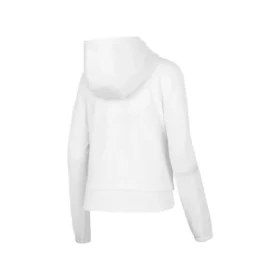 Sportjacke mit Kapuze und Reissverschluss aus Strick mit Logo-Print der Sports Series „White“