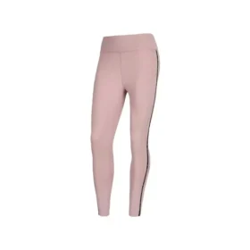 Sportliche gestrickte Fitness-Leggings «Schwarz Rosa»