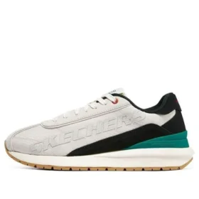 Sportschuhe «Beige Schwarz Grün»