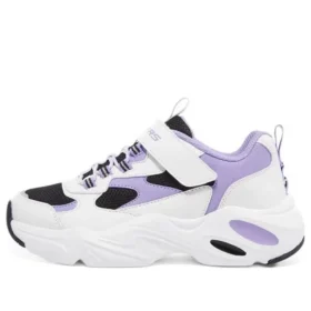 Sportschuhe „Weiss Schwarz Lila“