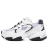 Sportschuhe «Weiss Schwarz Lila»