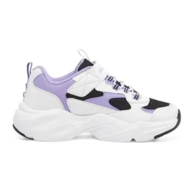 Sportschuhe „Weiss Schwarz Lila“