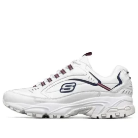 Stamina Low-Top-Laufschuhe Weiss/Blau/Rot