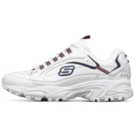 Stamina Low-Top-Laufschuhe Weiss/Blau/Rot