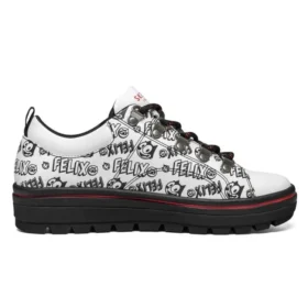Street Cleats 2 Sneaker Schwarz/Weiss